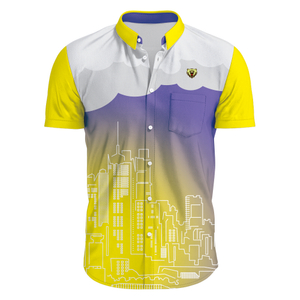Custom Fashion Sublimated Cool Hot Sale Colorful Polo Shirts With High Quality