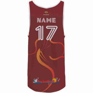 Sublimation Custom High Quality New Cool Basketball Youth Tops With Your Own Logos
