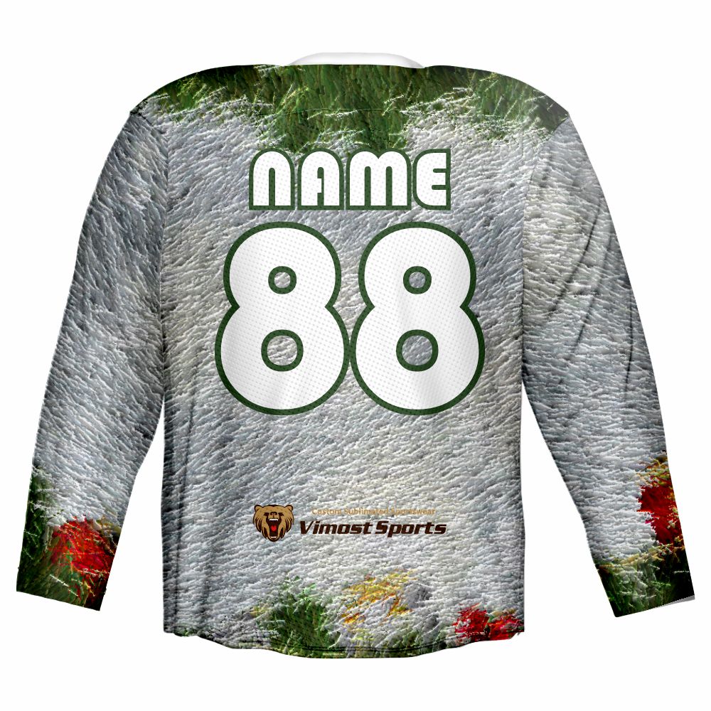 Hot Sale New Fashion Man's Grey Ice Hockey Shirts With Best Price