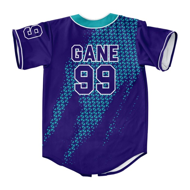 Baseball Jersey Polyester Brethable Custom for Adult Printing Custom Design Black And Pink Baseball Shirts