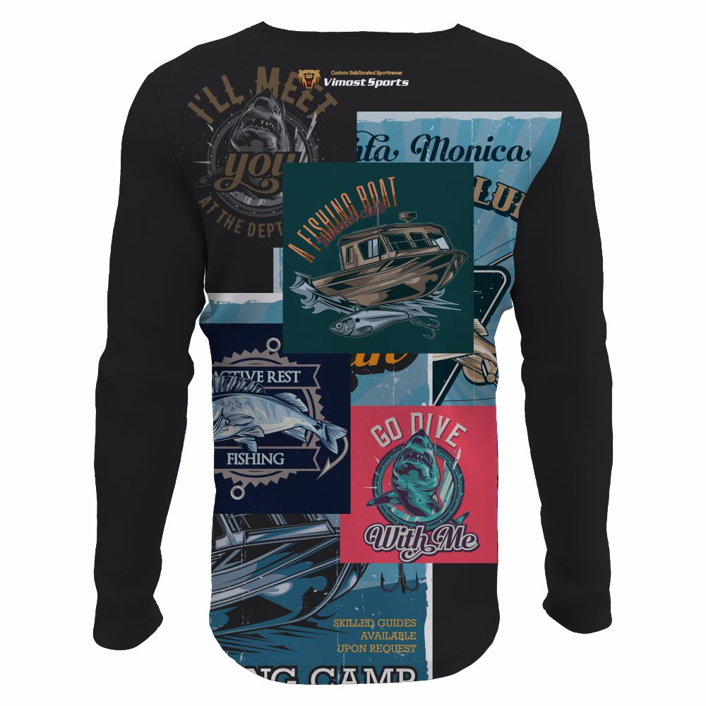 Performance Shirts Long Sleeve Fishing, Fishing Shirt Custom Made, Upf Fishing Shirts Mens