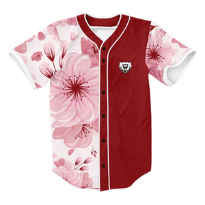 Custom Embroidery Baseball Uniform Style Shirt Wholesale Cheap Blank Baseball Jersey Sportswear Shirt