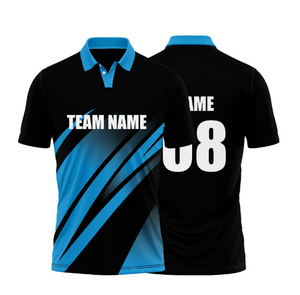 LOW MOQ High Quality Custom Made Fully Sublimation Print Sports Wear Cricket Jerseys Polo Shirt