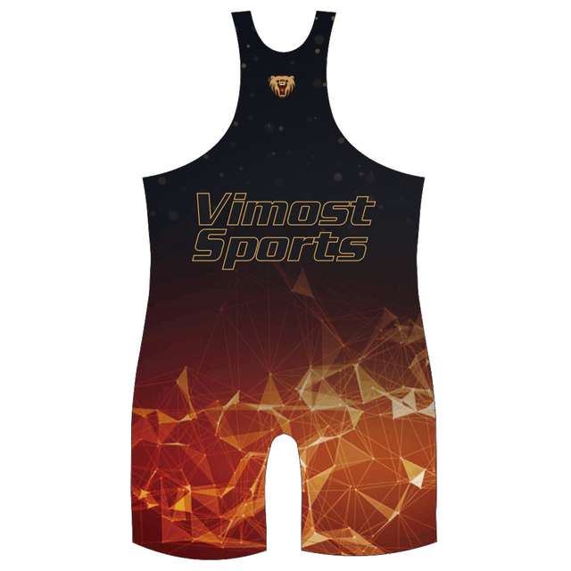 100% Polyester High Cut Wrestling Singlets