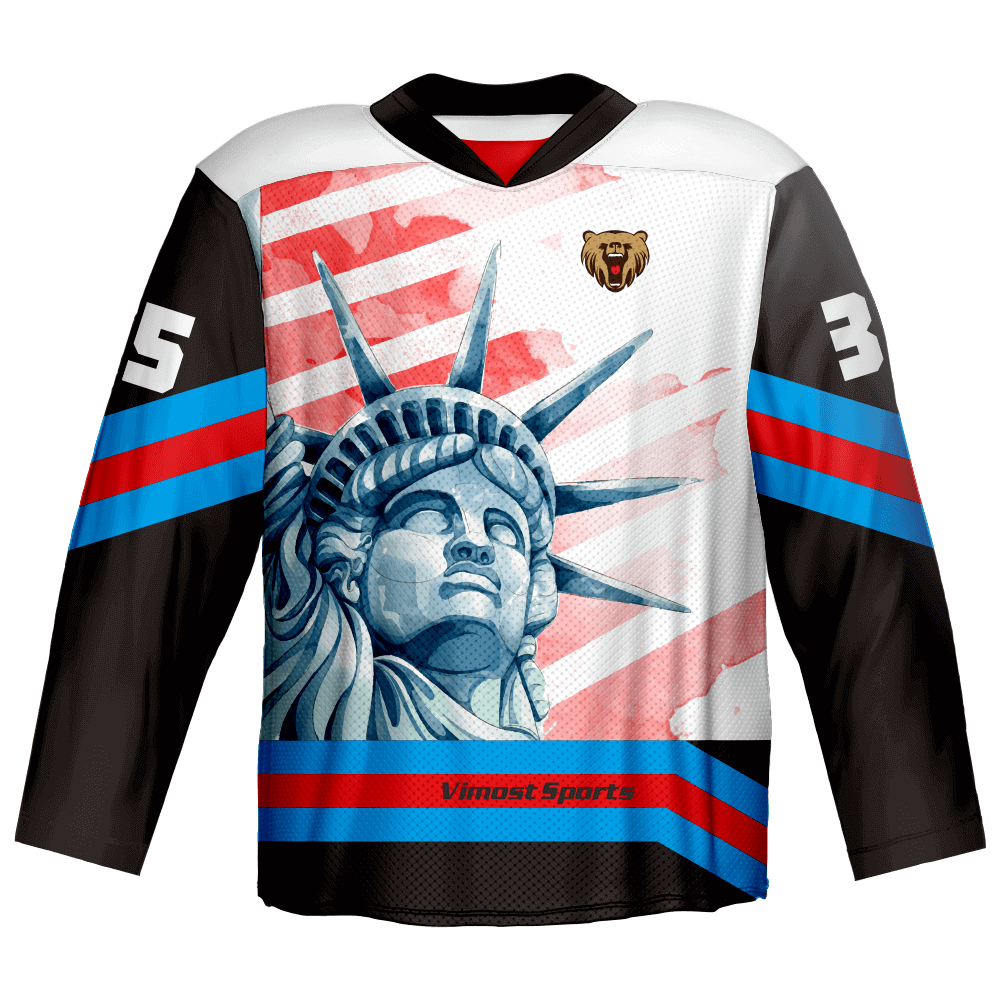 Good Quality Fully Sublimation Custom Ice Hockey Jerseys of 100% Polyester