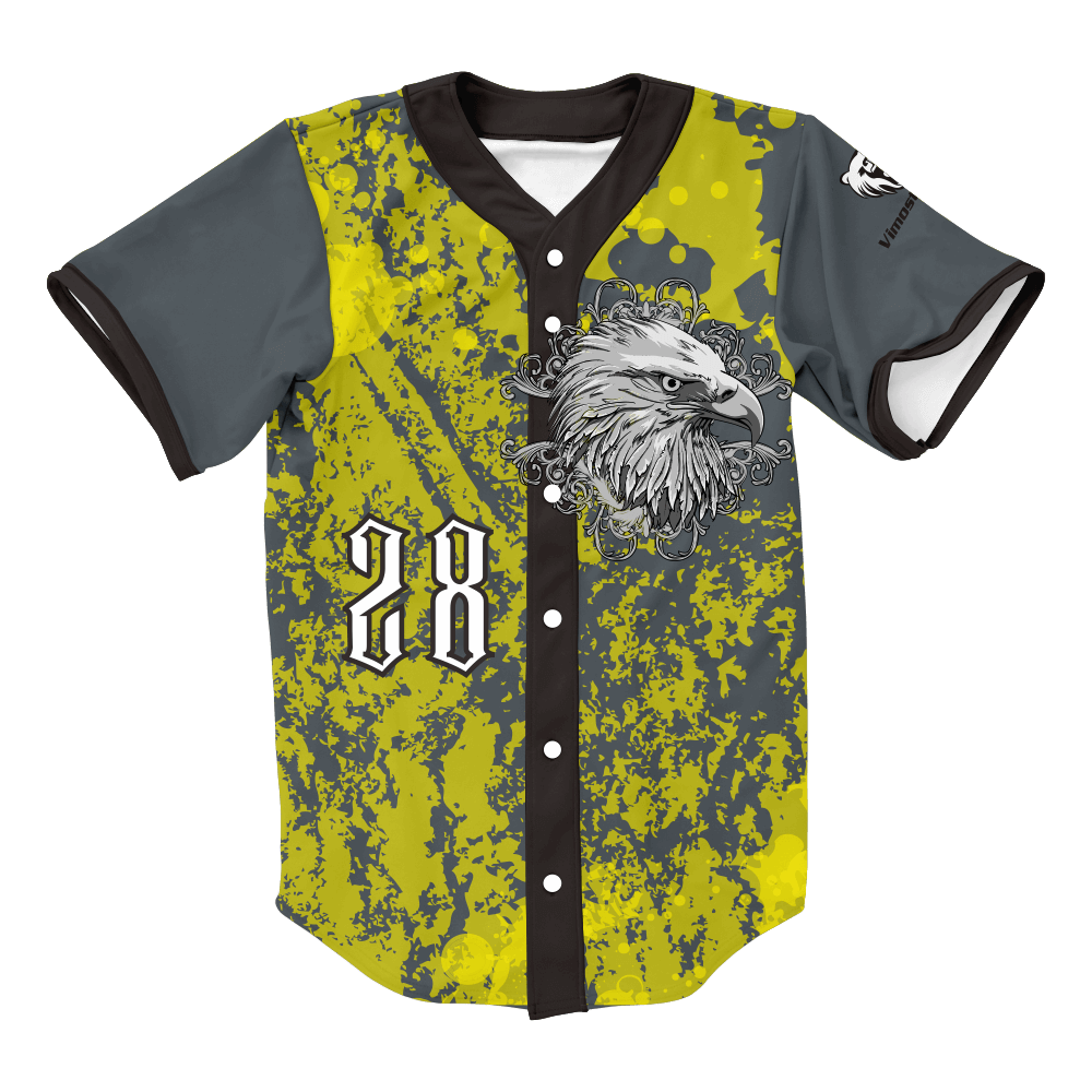  Custom Sublimated Baseball Jerseys with Full Buttons