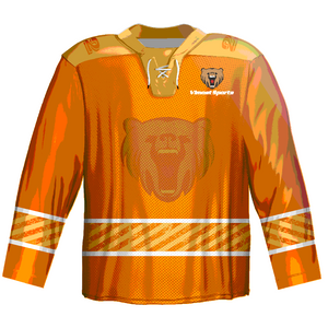 Customize 100% Polyester Double Layer Shoulder Ice Hockey Uniforms