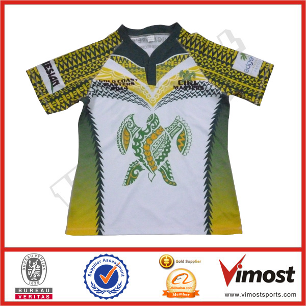 Custom Low Price Half Tight Green Rugby Shirts