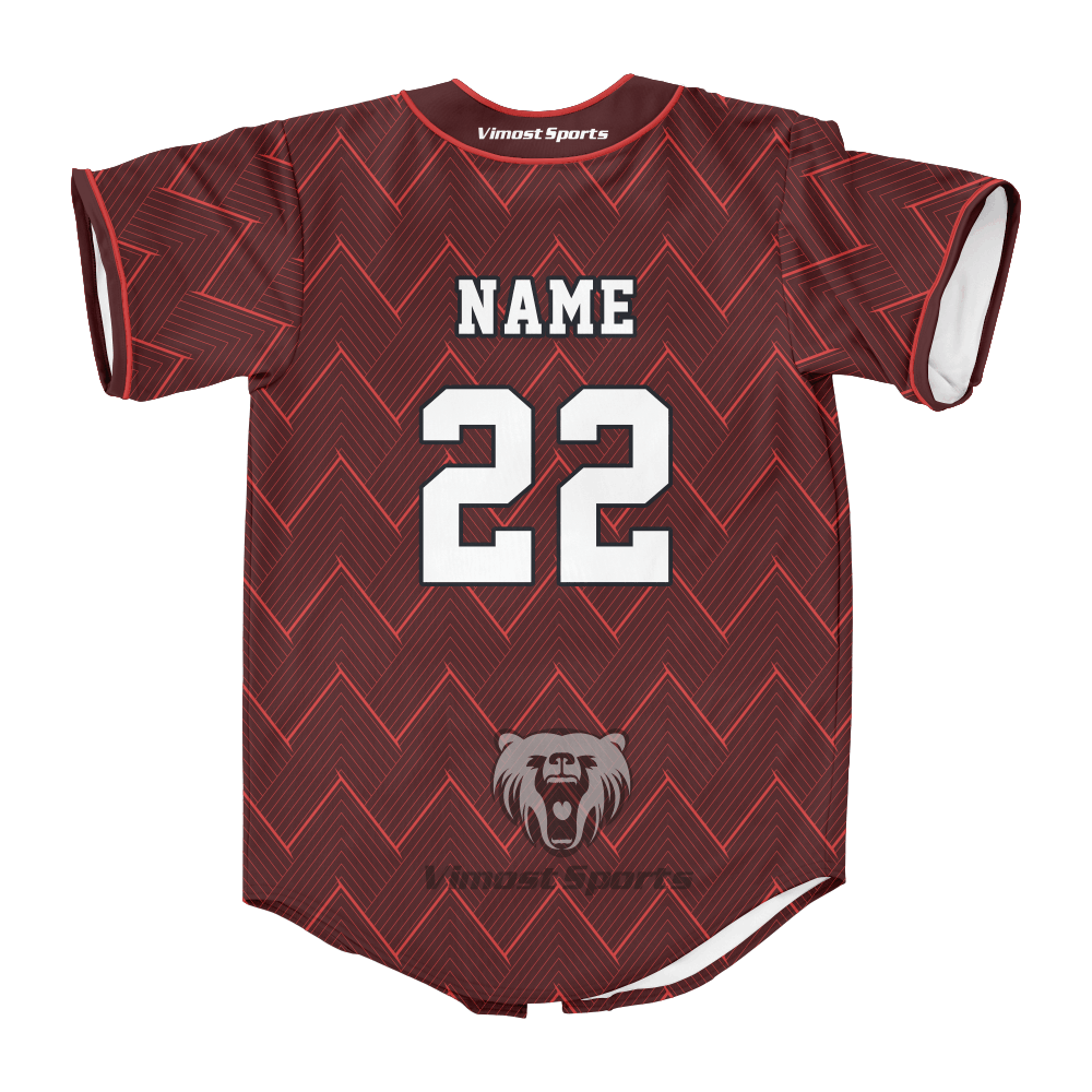 Men's Vimost Street Baseball Jersey Special Style Staff Wear Sportswear