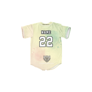 Women's Premium Poly Sublimation V Neck Baseball Jersey