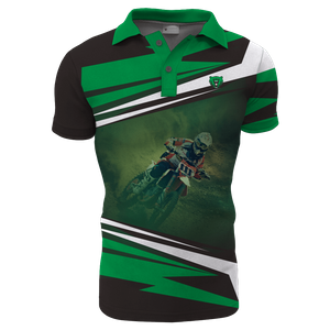 Custom Wholesale Breathable Cool Low MOQ Sport Casual Color Block Mens Printing Polo Shirt