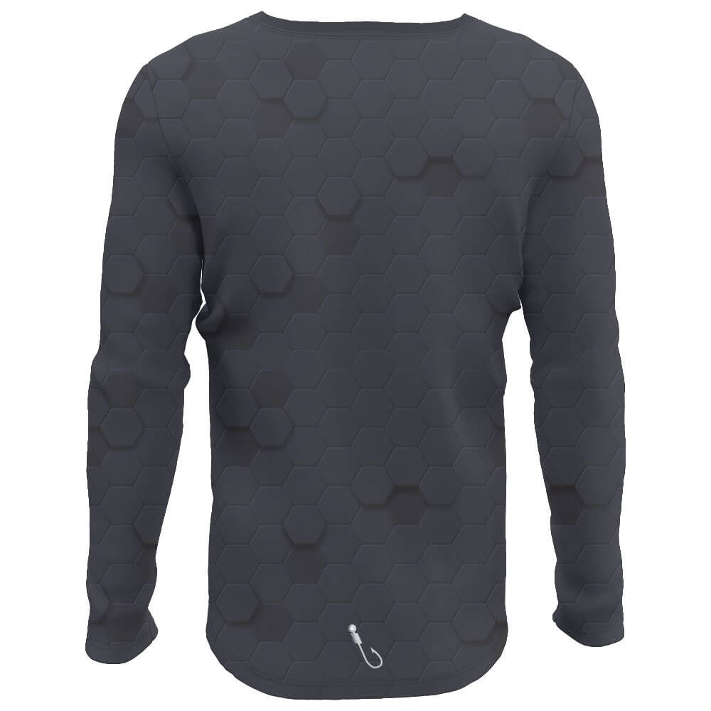 Men's Moisture-wicking Custom Sublimated Fishing Shirts with Sublimation Printing 