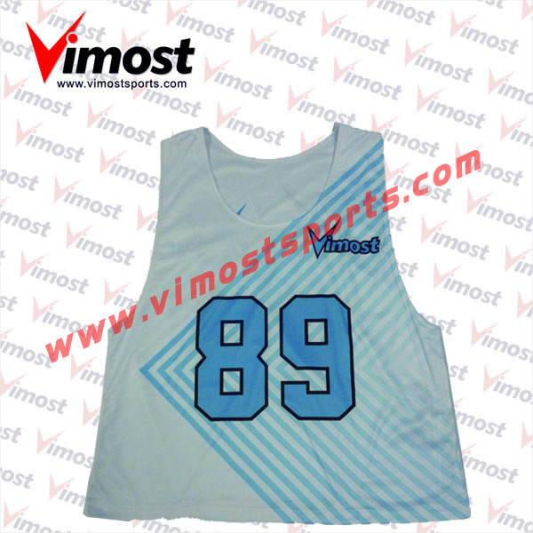 2023 Vimost Fashion Custom Sublimation Lacrosse Reversible Pinnies