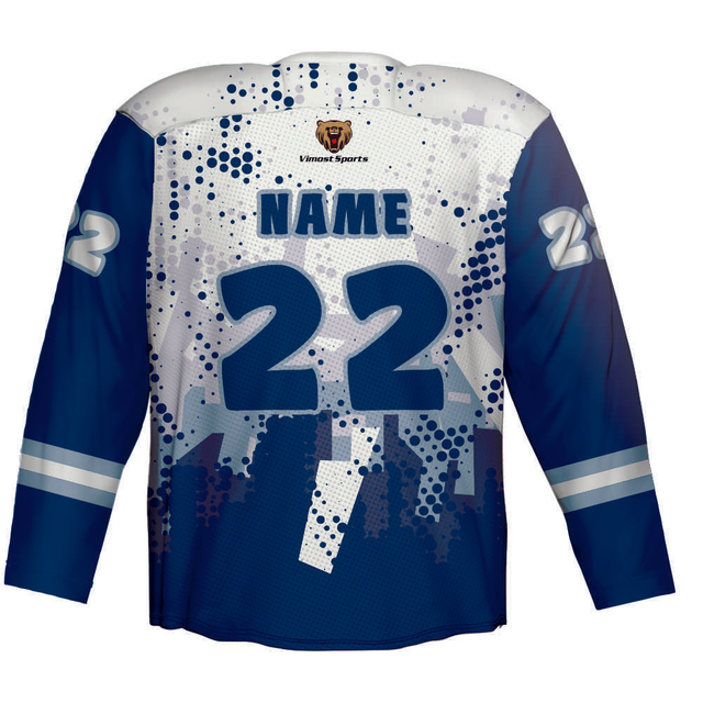 Custom Sublimation Pattern Ice Hockey Jersey, Mens Team Sublimated Ice Hockey Wear
