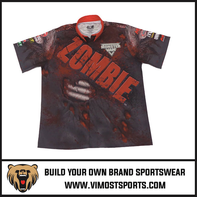 BlueTeam Cricket uniforms Custom Design Sublimation Short Sleeves Cricket Shirts