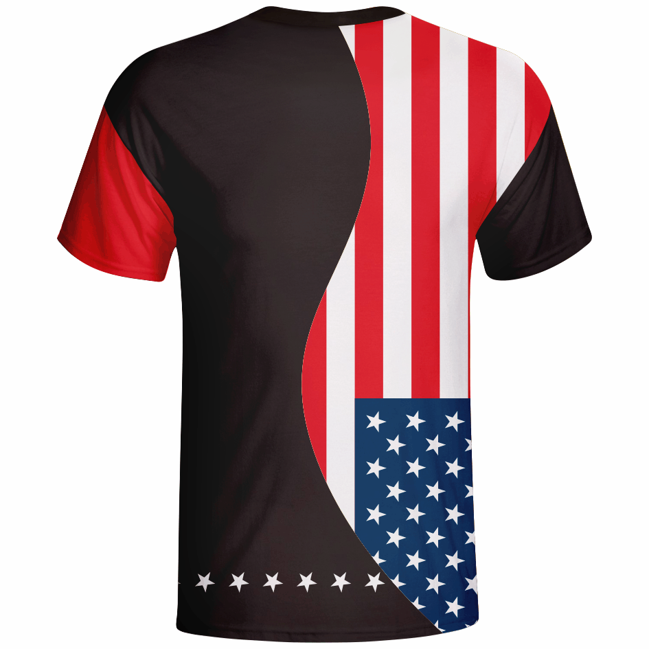 Custom Gaming Shirts with 100%polyester fabric 