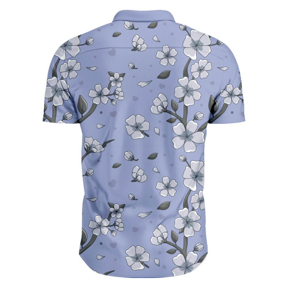 All Flowers Polo Shirts Full Buttns Up