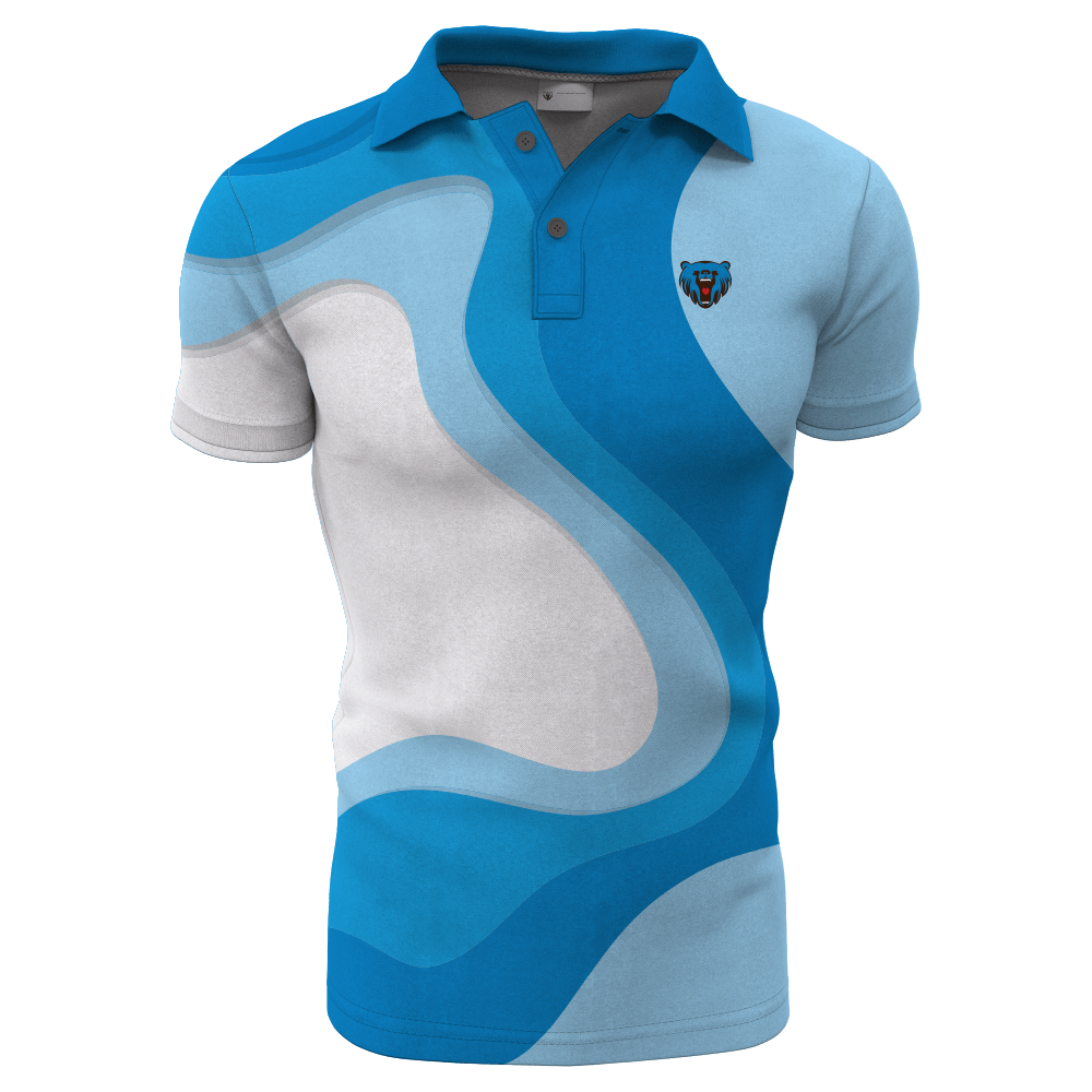 Custom Team Cricket Polo Shirts Sublimation Short Sleeves Cricket Shirts