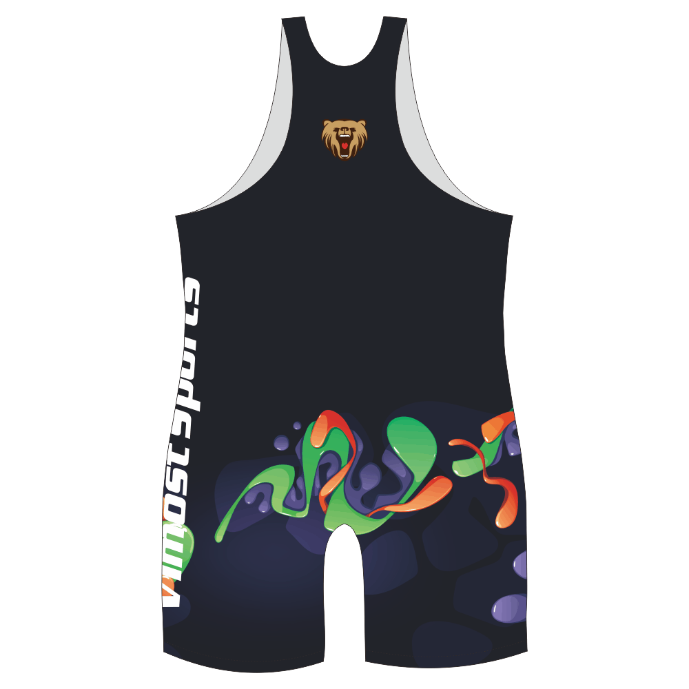 Custom Design Made Sublimation Professional Youth Wrestling Singlets for Men