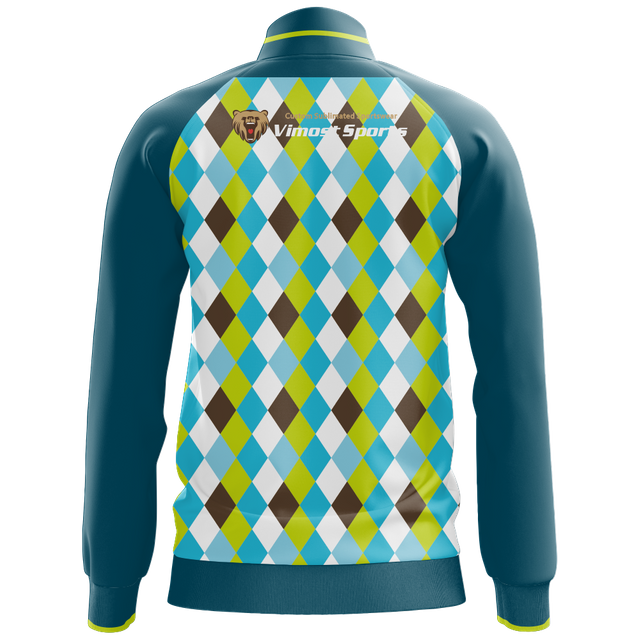 Custom Good Quality Sublimated Jacket with Full Zipper Styles