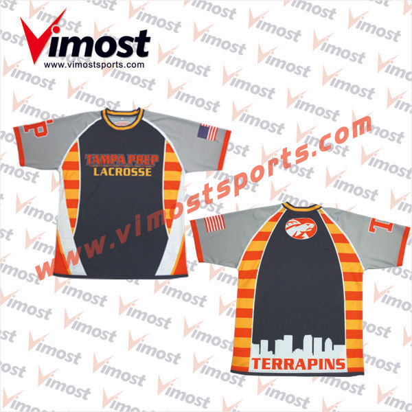 2023 Vimost Fashion Custom Sublimation Lacrosse Shooter Shirt