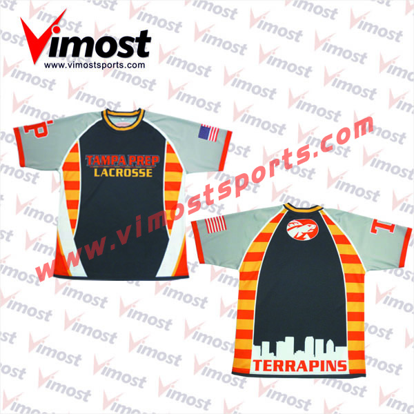 2023 Vimost Fashion Custom Sublimation Lacrosse Shooter Shirt