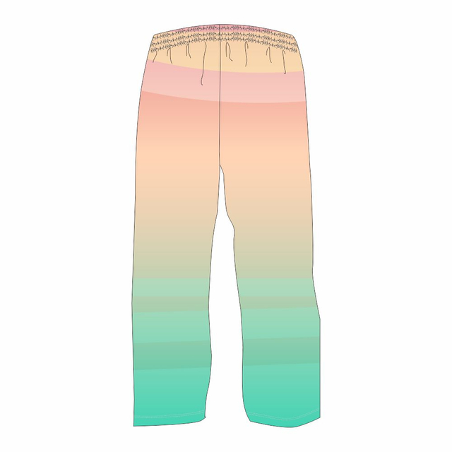 New Design Custom Sublimation Colorful Track Pants