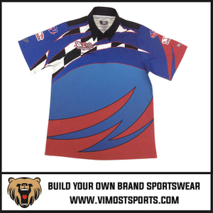 BlueTeam Cricket uniforms Custom Design Sublimation Short Sleeves Cricket Shirts