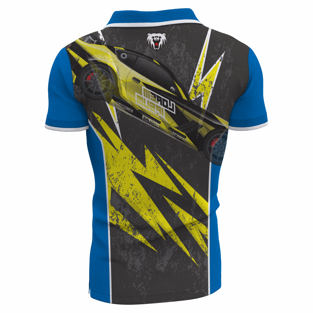 Sublimated POLO Shirt Customized 100% polyester Made.