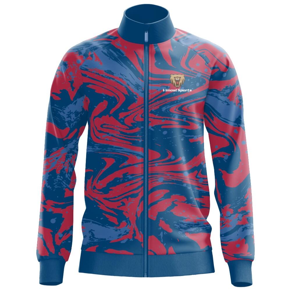 New Style Sublimated Jacket of Blue And Red Colors Customize for You