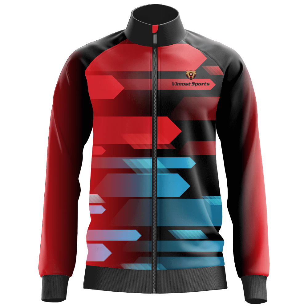 Custom Moisture-wicking Sublimated Zip Up Jacket of Best Supplier