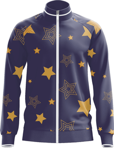  Custom Sublimated Zip Up Jacket of Purple Colors