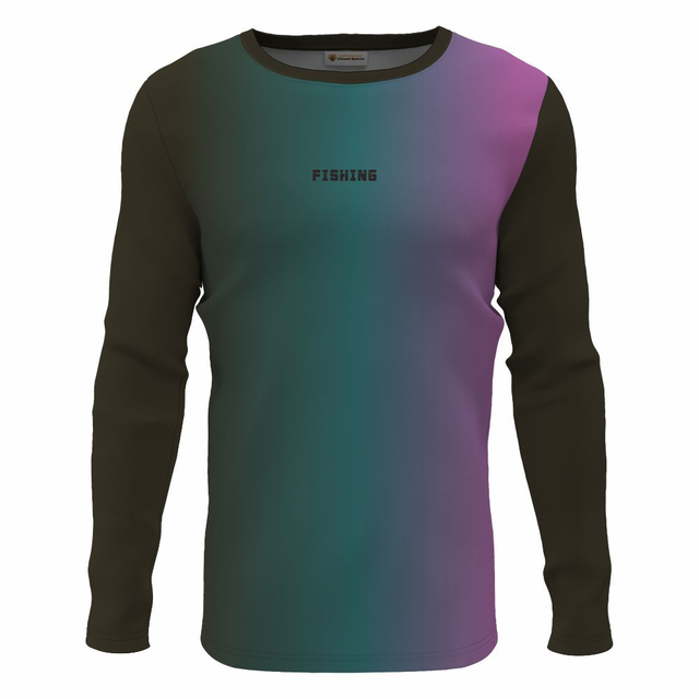 Custom Uv Protection Polyester Spandex Dri Fitt Shirts Long Sleeve Fishing