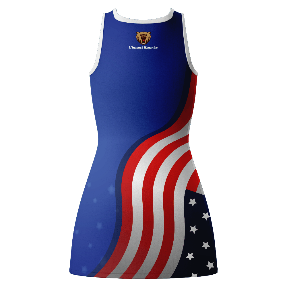 Sublimation Custom Cool Team A-Line Netball Dress 