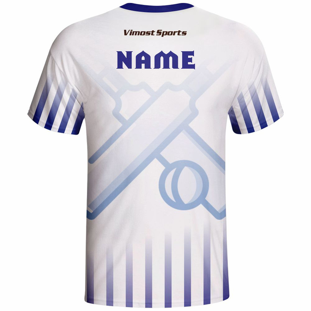 Custom School Cricket Playing Shirts Polyester Sublimation Custom Size 