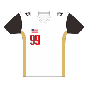 Mesh T Shirts American Football Jersey Sublimated Printed Your Team Name