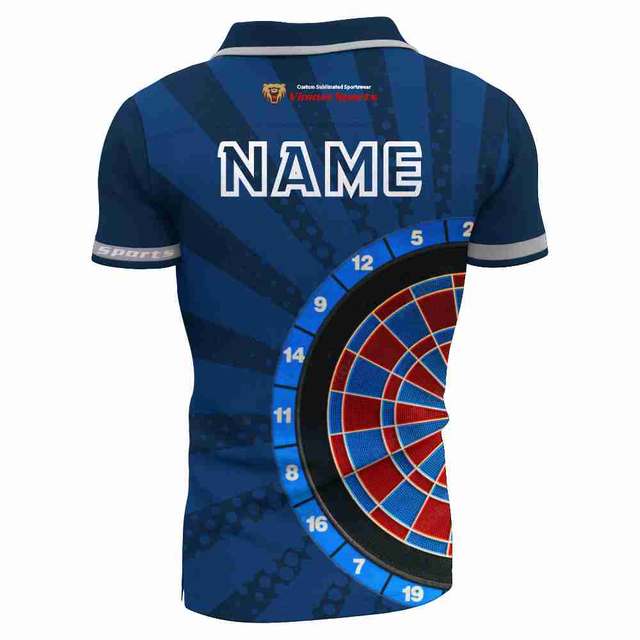 Custom Tournament Darts Shirts with Your Name 