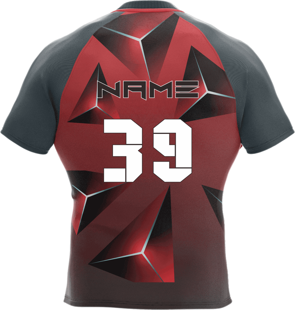 Cheap Price Custom Sublimated Rugby Jersey with 100% Superior Polyester