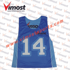 2023 Vimost Fashion Custom Sublimation Lacrosse Reversible Pinnies