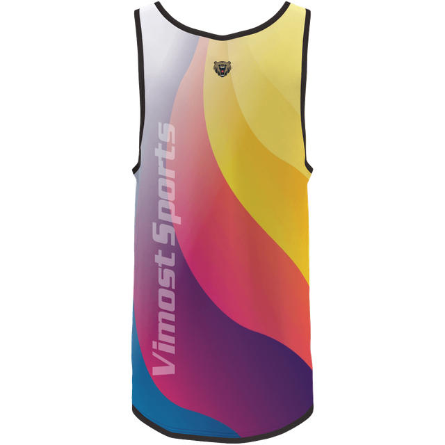 Sublimated Vimost Basketball Singlet Customized 100% polyester Made