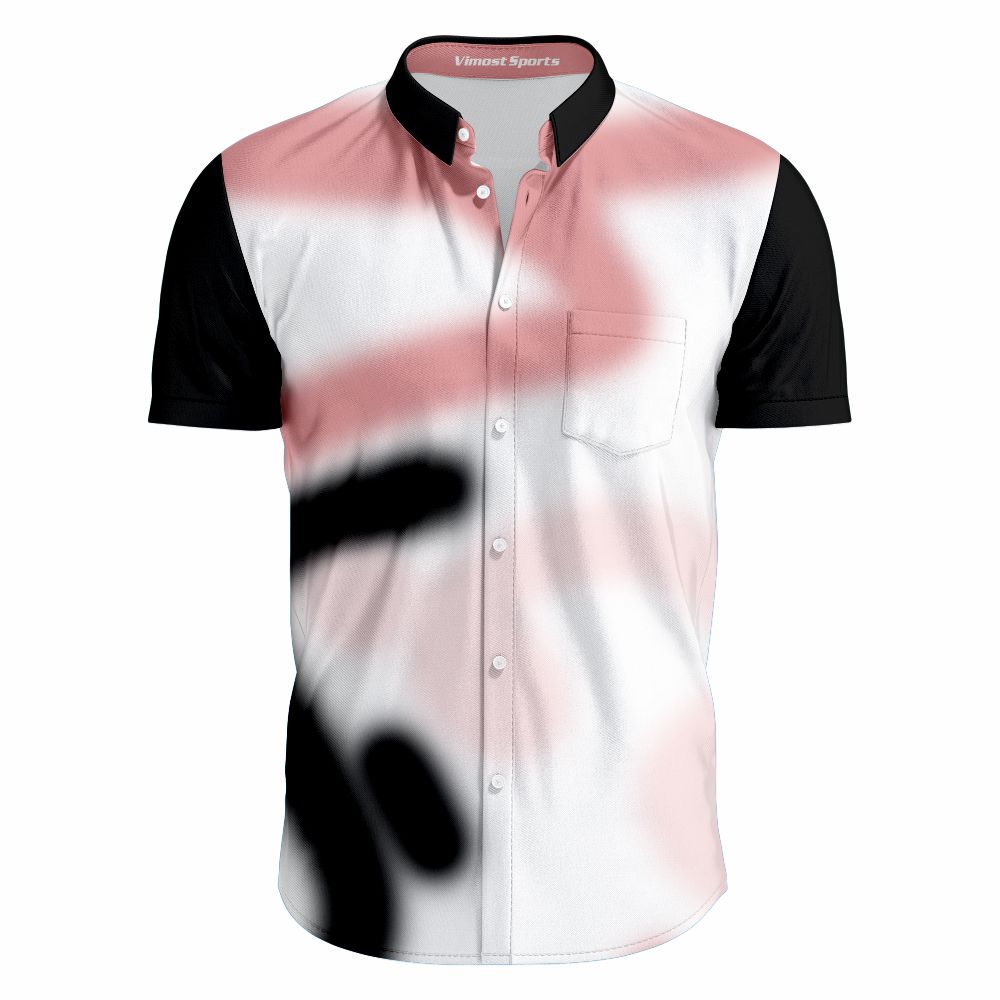 Full Button Polo Shirts With Sublimated Printing and Wholesale Price