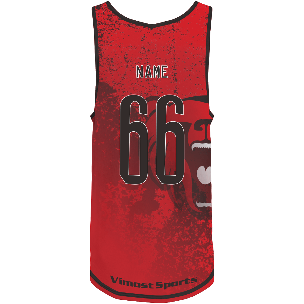 Customize Flag Design Basketball Tops with 100% Polyester Fabric