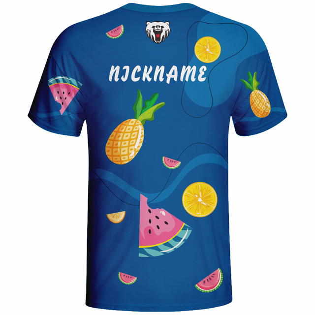 Chinese Crew Neck Tshirt by 100% Polyester Material 