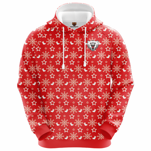 New Fashion Custom Sublimated Red Hoodie of White Strings Designed for You