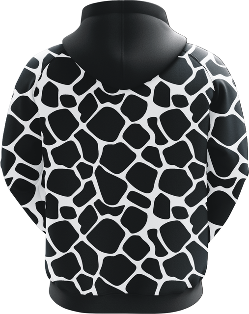 High Quality Custom Leopard Hoodie Sublimation Pullover Men's Hoodies