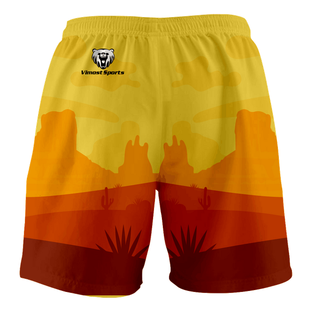 Golden Shining Shorts from Chinese Sports Wearing Supplier Vimost
