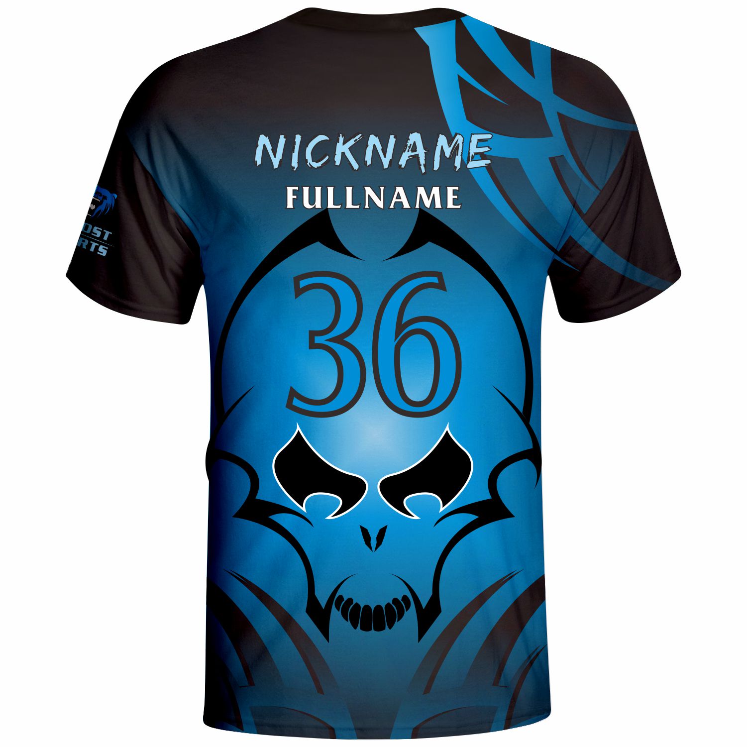 Team Gaming Jersey Breathable Polyester Quick Dry E Sports Wear Custom Nickname 