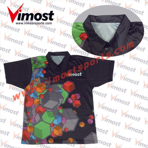 Polyester Custom Polo Shirts with Short Sleeves