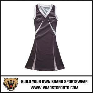 Great Vimost Shirt Netball Dress 100%polyester Breathable Lycra From China