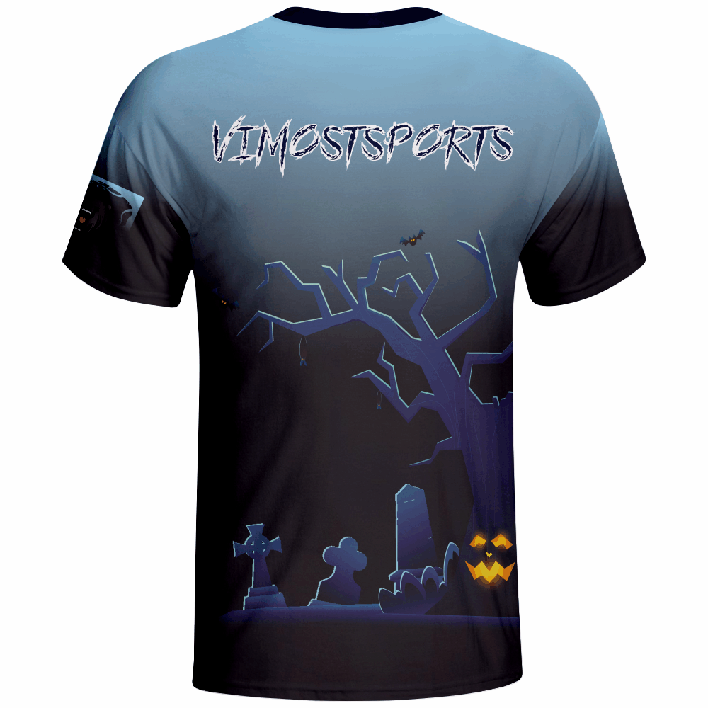 Hot Sale Panda T-shirts Custom Name Full Printing Round Neck T-shirts